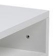 Ashlan White Painted 1 Drawer Wall Mounted Floating Bedside Table
