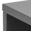 Ashlan Grey Painted 1 Drawer Wall Mounted Floating Bedside Table