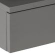 Ashlan Grey Painted 1 Drawer Wall Mounted Floating Bedside Table