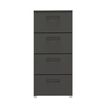 Rauch Skat Pure 4 Drawer Narrow Chest - Graphite
