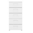 Rauch Skat Pure 5 Drawer Tall Chest - Alpine White