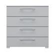 Rauch Skat Shine 4 Drawer Chest - Silk Grey