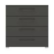 Rauch Skat Shine 4 Drawer Chest - Graphite