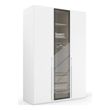 Rauch Skat Shine 151cm 3 Door Wardrobe - Alpine White