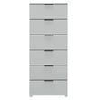 Rauch Skat Meridian 6 Drawer Tall Chest - Silk Grey