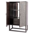Libra Nala Copper Brown 2 Door Bar Cabinet