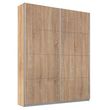 Rauch Belluno 136cm 2 Door Sliding Wardrobe - Sonoma Oak