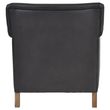 Libra Lytham Black Leather Armchair
