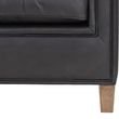 Libra Lytham Black Leather Armchair
