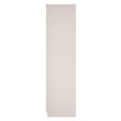 Milan Cashmere Gloss 2 Door Plain Tall Wardrobe
