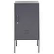 Academy Grey Metal 1 Door Cabinet