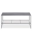 Acero Grey Metal Coffee Table