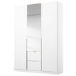 Rauch Memphis 136cm 3 Door Combi Wardrobe - Alpine White