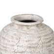 Handmade Antique White Terracotta Pot
