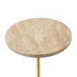 Ella Cream Marble Round Side Table