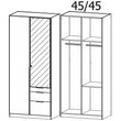 Rauch Alabama 91cm 2 Door Combi Wardrobe - Artisan Oak
