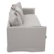 Antibes Grey Fabric 3 Seater Sofa