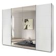 Rauch Syncrono 271cm 4 Door Sliding Wardrobe with Mirror - Alpine White