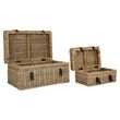 Argento Greywash Rattan Storage Basket - Set of 2