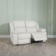 Bentley Cream Leather 2 Seater Recliner Sofa