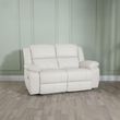 Bentley Cream Leather Recliner Sofa Set