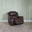 Bentley Brown Leather Recliner Armchair