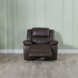 Bentley Brown Leather Recliner Sofa Set