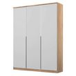 Rauch Texas 136cm 3 Door Wardrobe - Sonoma Oak and Alpine White