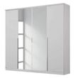 Rauch Texas 181cm 4 Door Wardrobe with Mirror - Alpine White