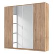 Rauch Texas 181cm 4 Door Wardrobe with Mirror - Sonoma Oak