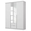 Rauch Texas 136cm 3 Door Combi Wardrobe - Alpine White