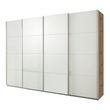 Rauch Syncrono 316cm 4 Door High Gloss Sliding Wardrobe - Artisan Oak and White