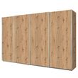 Rauch Syncrono 361cm 4 Door Sliding Wardrobe - Artisan Oak