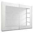 Rauch Alegro 271cm 2 Door Sliding Wardrobe with Mirror - Alpine White