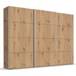 Rauch Beluga Extra 316cm 3 Door Sliding Wardrobe - Artisan Oak