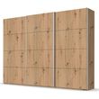 Rauch Beluga Extra 316cm 3 Door Sliding Wardrobe - Artisan Oak