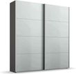 Rauch Beluga Extra 181cm 2 Door Sliding Wardrobe - Graphite and Silk Grey
