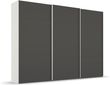 Rauch Beluga Extra 316cm 3 Door Sliding Wardrobe - Alpine White and Graphite