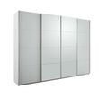 Rauch Beluga Extra 271cm 4 Door Sliding Wardrobe - Alpine White and Silk Grey