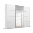 Rauch Beluga Extra 271cm 3 Door Sliding Wardrobe with Mirror - Alpine White