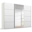 Rauch Beluga Extra 316cm 3 Door Sliding Wardrobe with Mirror - Alpine White