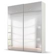 Rauch Beluga Extra 137cm 2 Door Sliding Mirrored Wardrobe - Alpine White