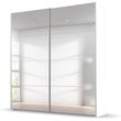 Rauch Beluga Extra 181cm 2 Door Sliding Mirrored Wardrobe - Alpine White