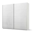 Rauch Beluga Extra 226cm 2 Door Sliding Wardrobe - Alpine White and White High Gloss