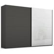 Rauch Beluga Extra 271cm 2 Door Sliding Wardrobe - White High Gloss and Graphite Front
