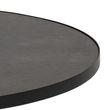 Soli Black Ceramic Round Small Coffee Table