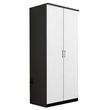 Rauch Celle Super 91cm 2 Door Wardrobe - Metallic Dark Grey and Alpine White
