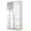 Rauch Miramar Type-5 101cm 2 Door Mirrored Wardrobe - Champagne