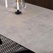Irwine Grey Ceramic 8-10 Seater Extending Dining Table with Star Legs - 200cm-240cm