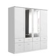 Rauch Celle Matt 181cm 4 Door Combi Wardrobe - Alpine White